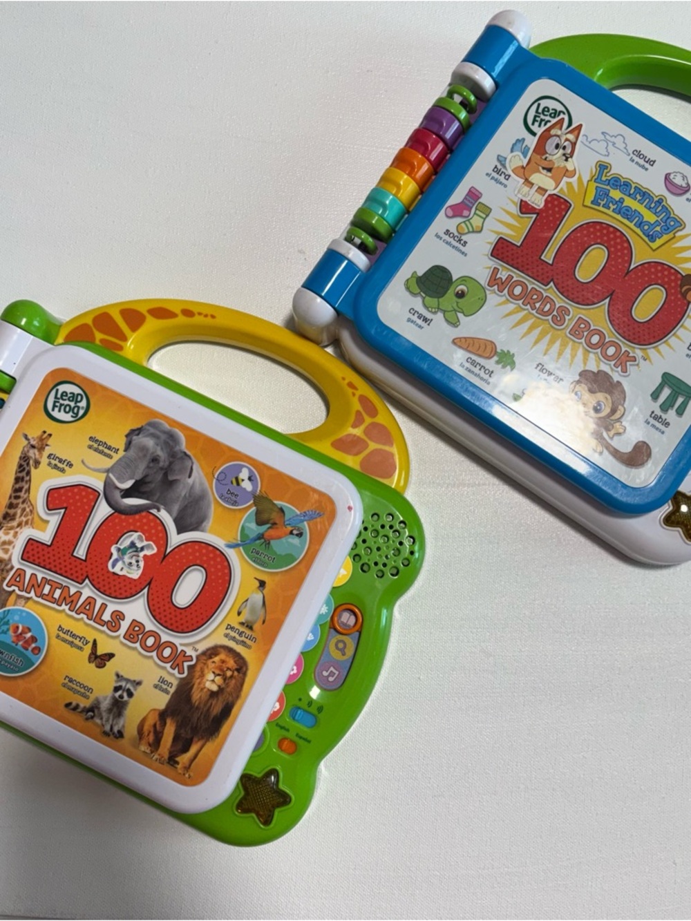 LeapFrog 100 Animals Interactive Learning Book - Green & Yellow